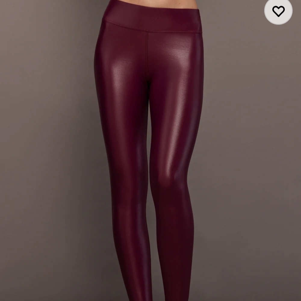 Carbon38 Deep Burgundy Leggings